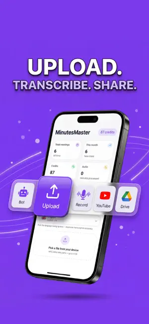 MinutesMaster: AI Notetaker screenshot 1