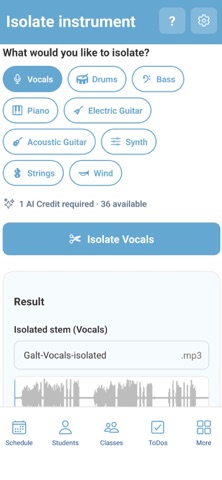 MusicScoodle Teachers iPhone screenshot