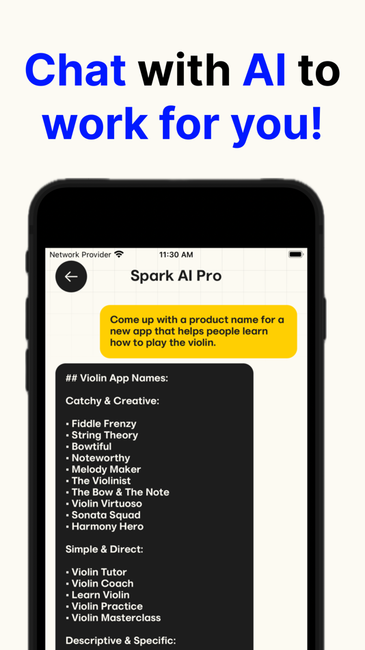 #2. SparkAI - Ask AI & Image (iOS) Av: Abhishek Gajera