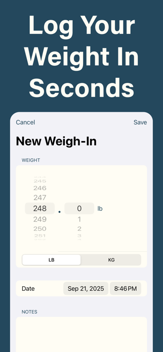 ScalePal: Weight Tracker Screenshot 2 of 4