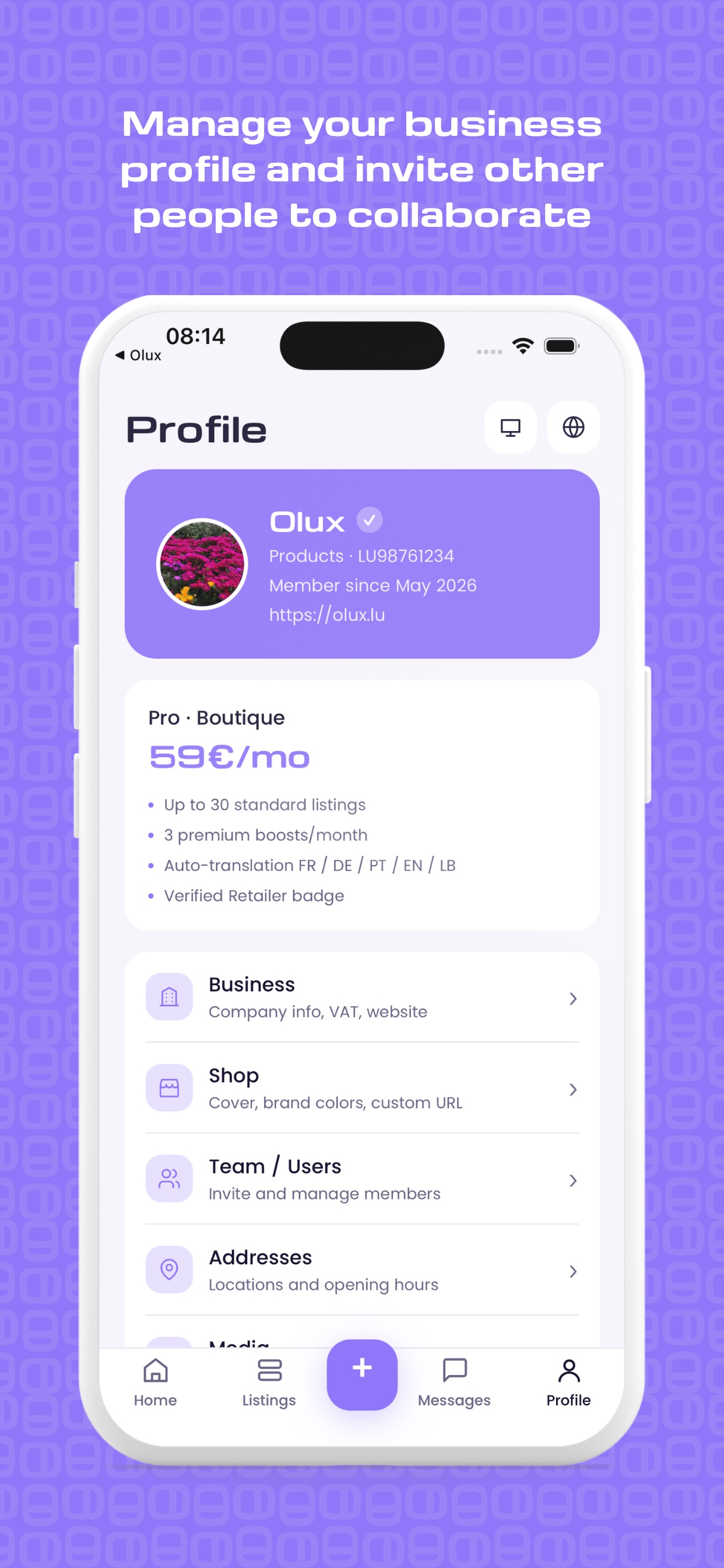 Screenshot 5 of Olux Business