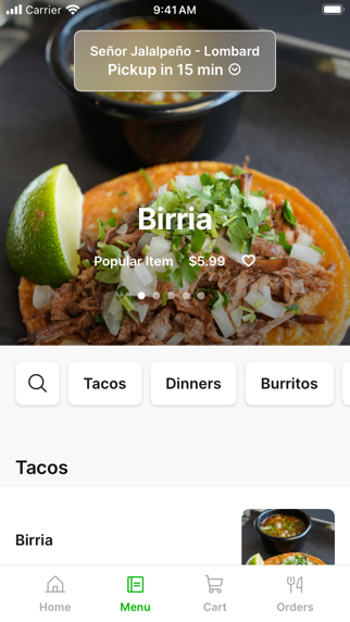 App screenshot