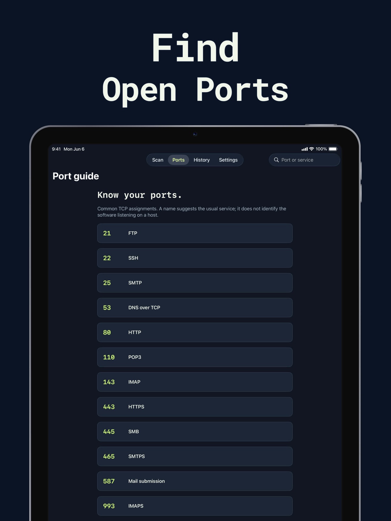 Screenshot 5 of Farsen – Port Scan