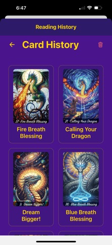 Golden Dragon Oracle Deck screenshot