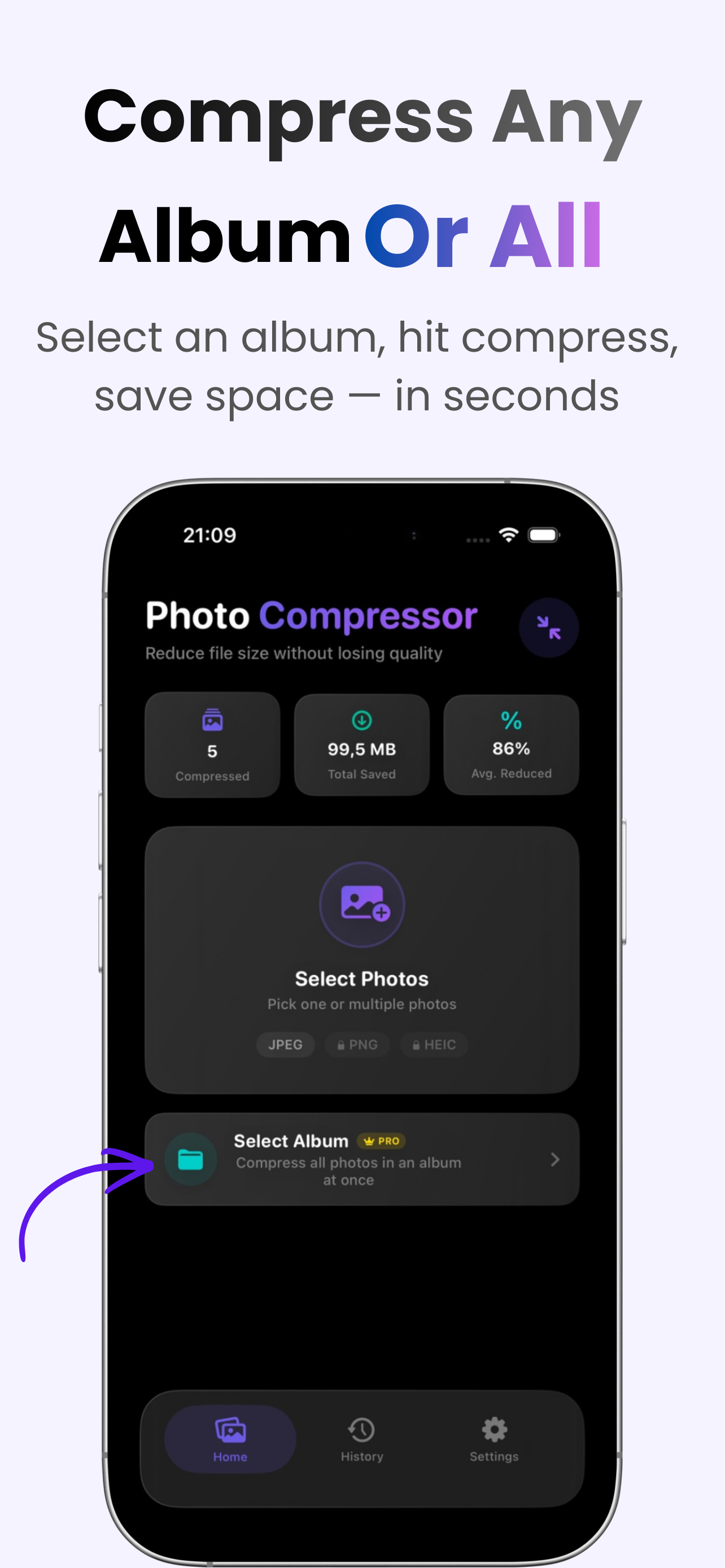 Image Compressor - MB to KB