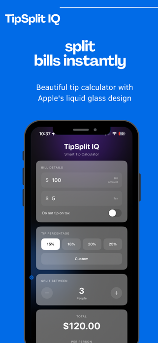 TipSplit IQ Screenshot 1