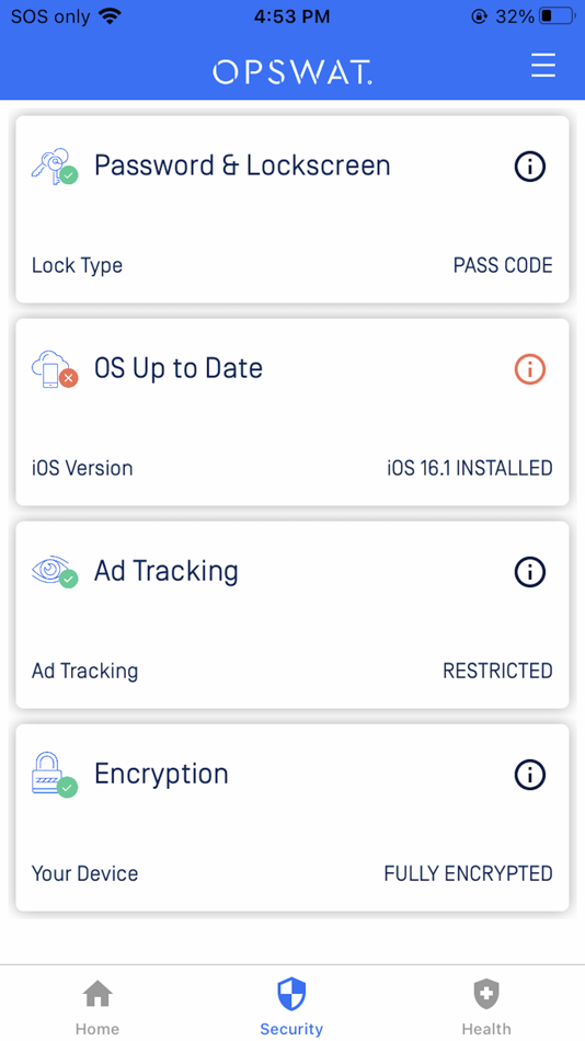 #1. OPSWAT Mobile App (iOS) By: OPSWAT