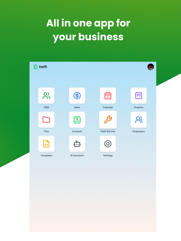 Heffl iPad screenshot 1 - Productivity app