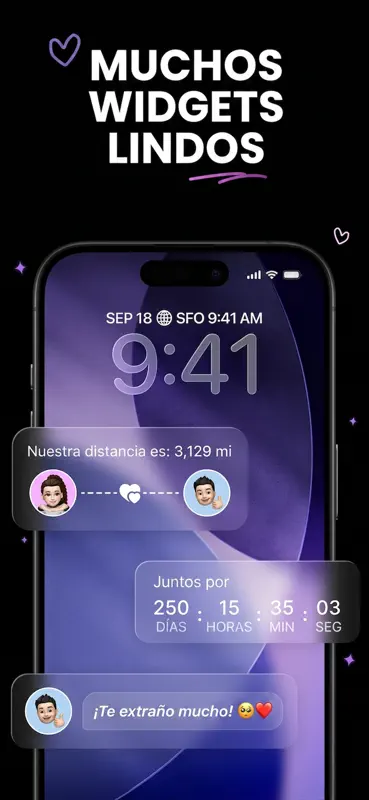 Loverzz: App Parejas & Widgets screenshot 2 of 9