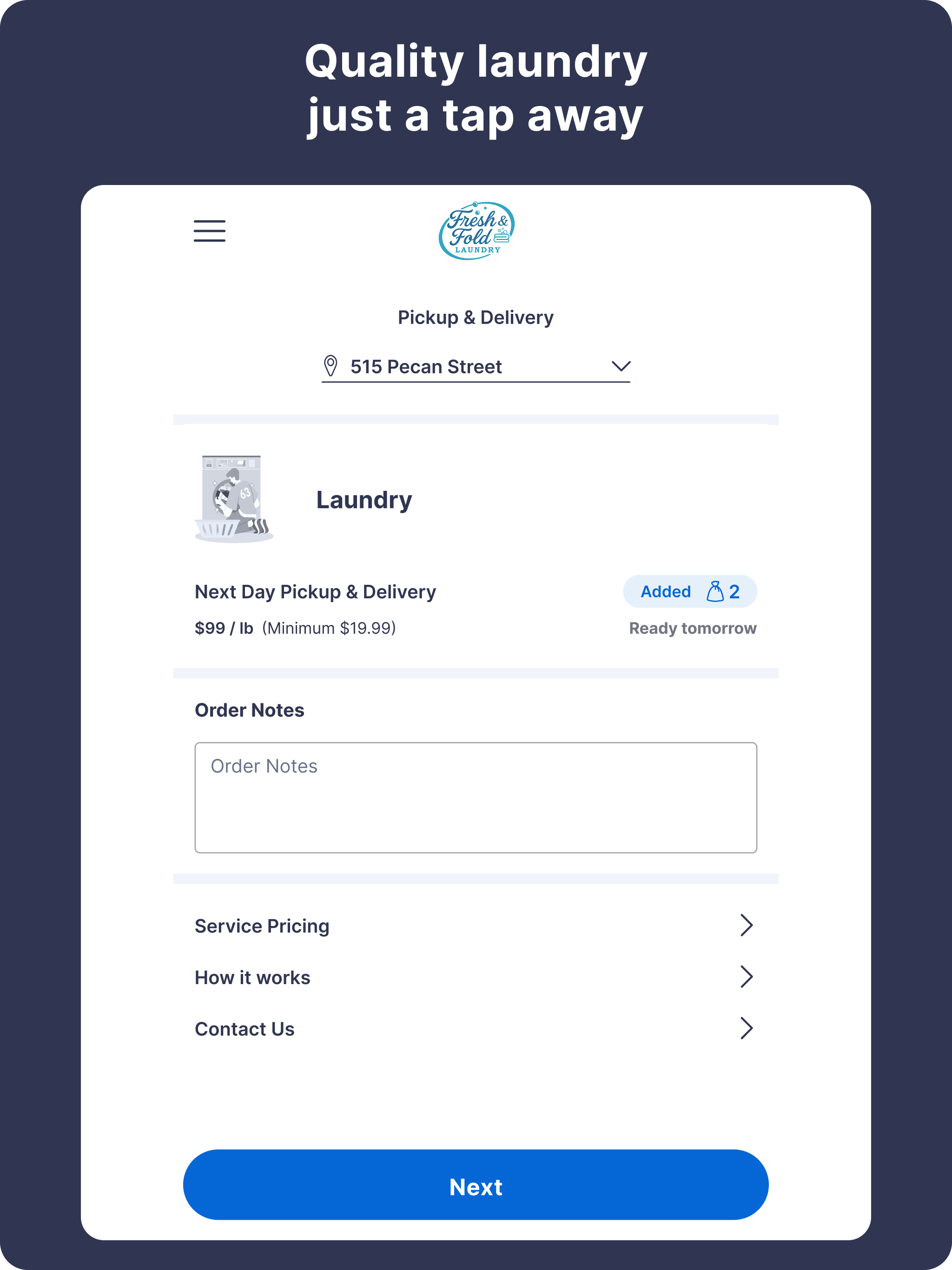 Fresh & Fold Laundry screenshot 4