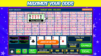 60 in 1 - Video Poker Games Screenshot