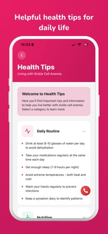 SickleCare: Track Sickle Cell screenshot