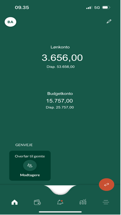 Sydjysk Sparekasse mobilbank Screenshot