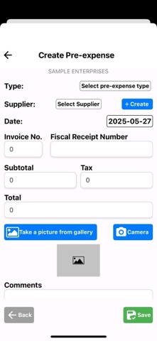 SIM BI App screenshot