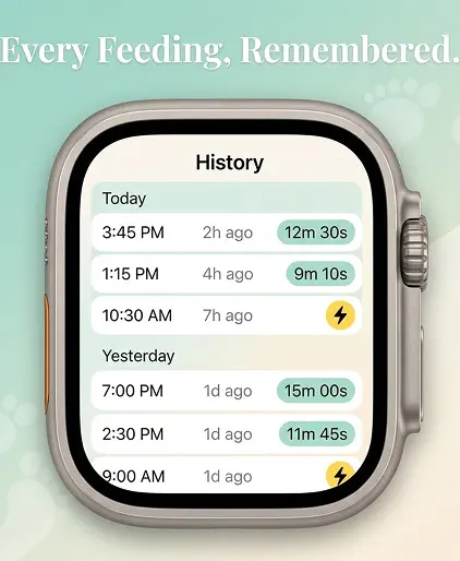 Screenshot #3 pour MilkTime - Baby Feeding