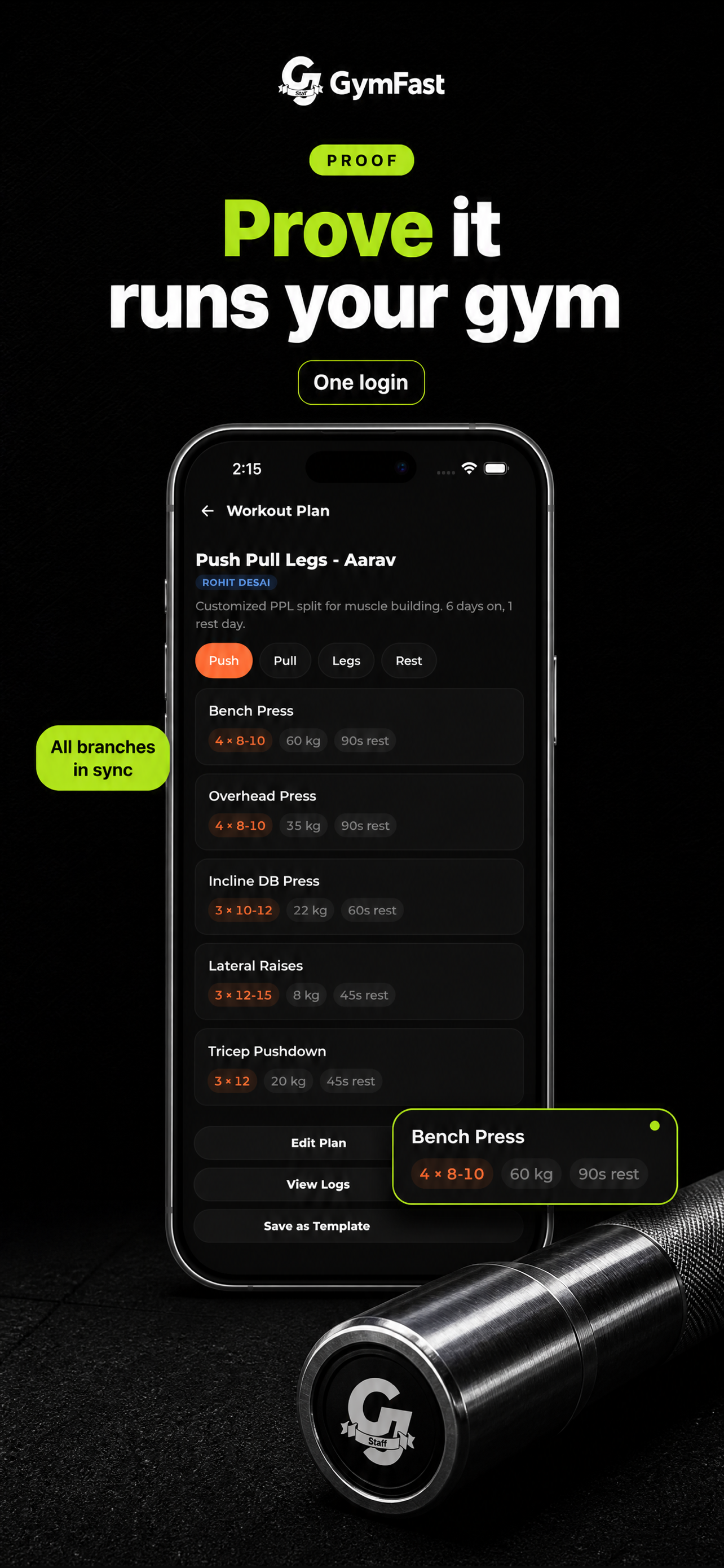 GymFast: Gym Management App screenshot 3