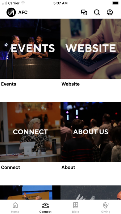Agape Faith Church Screenshot