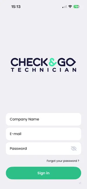 Check&Go Technician screenshot 1