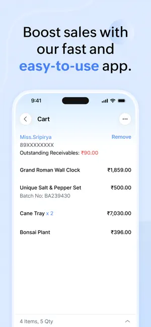 Retail Billing - Zoho POS screenshot 2