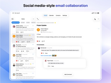 Zoho Mail - Intune iPad screenshot