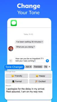 AI Keyboard Extension: TypeBot iphone bilder 3