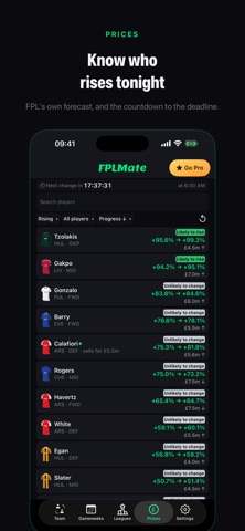 FPLMate: Fantasy PL Assistant Screenshot 7 of 10