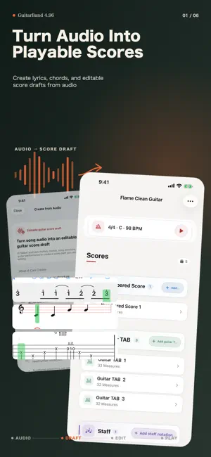 GTMaker - Sheet Music & Tabs screenshot 1