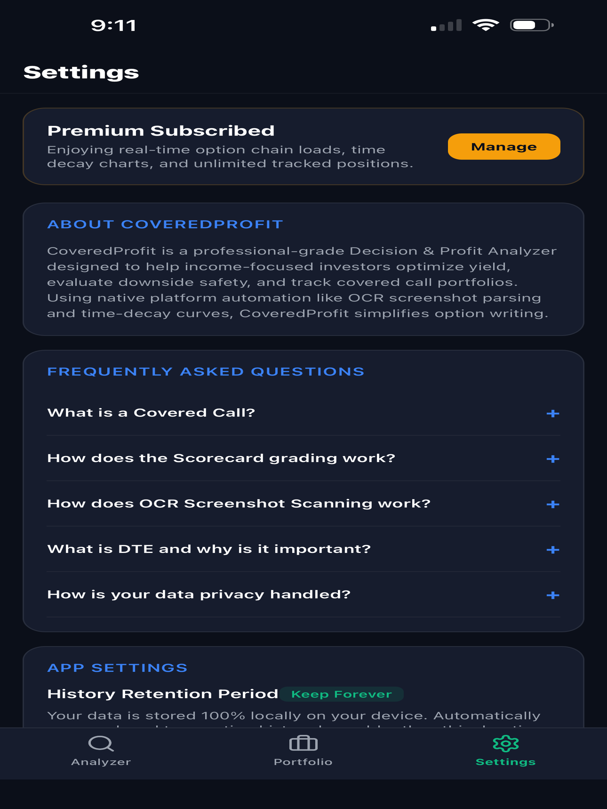 CoveredProfit: Covered Calls screenshot 15