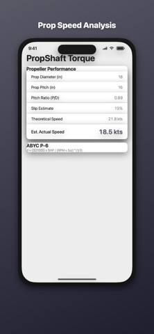 Propeller Shaft Torque Calc Screenshot 3 of 3