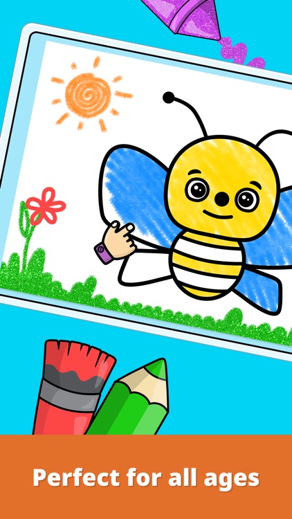 Baby coloring book for kids 2+