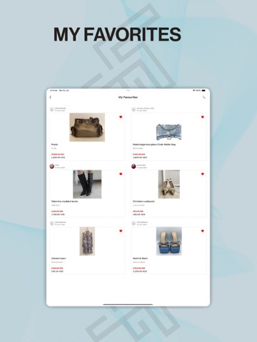 Les Femmes: Fashion Buy & Sell iPad screenshot