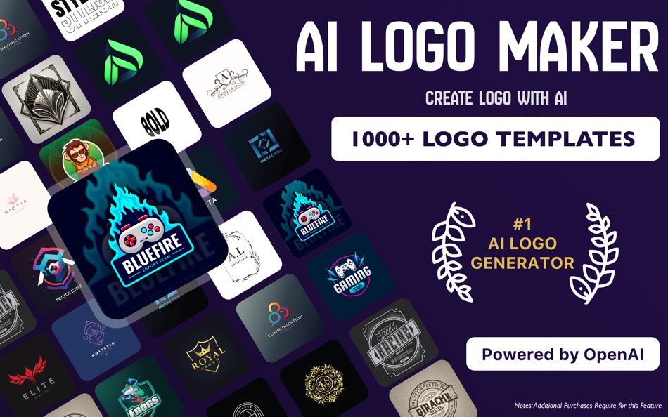 #1. Logo Maker : AI Logo Generator (macOS) 由: Muhammad Moeez