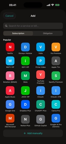Duitjaga: Subs & Bills Screenshot 2 of 7