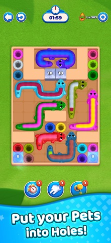 Pet Tunnel Puzzle iPhone screenshot