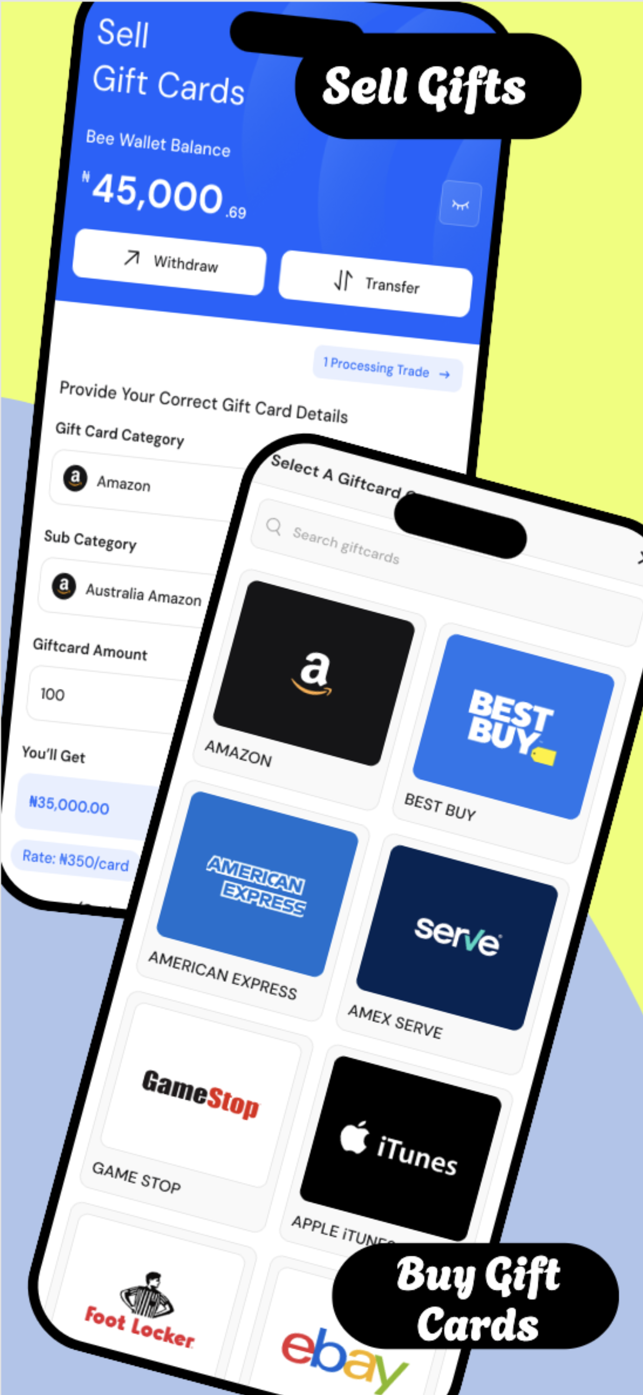 Beekle: Utilities & Gift Cards
