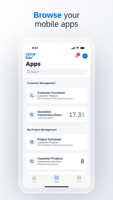 Screenshot #2 pour SAP Mobile Start