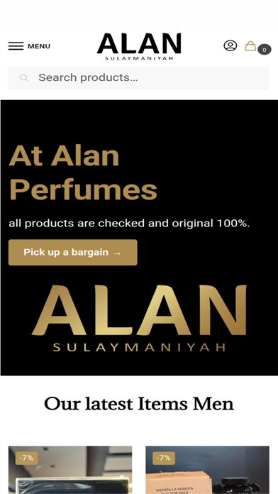 Screenshot 1 of آلان برفيوم | Alan Perfume App