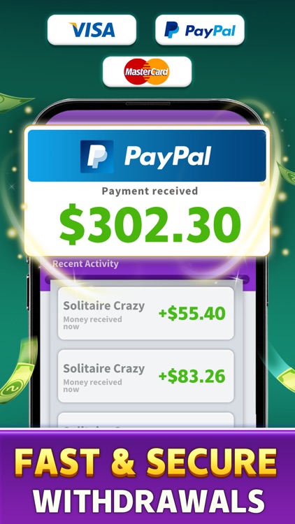 Solitaire Crazy: Win Real Cash