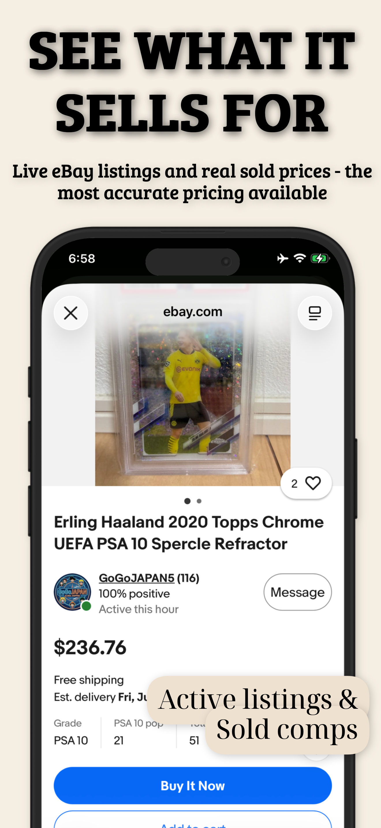 Sports Card Scanner: SlabID screenshot 3