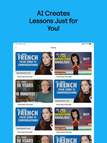 Jolii - AI Language Learning iPad screenshot