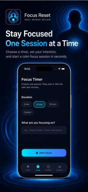 Focus Reset: Breathe & Heal screenshot 2