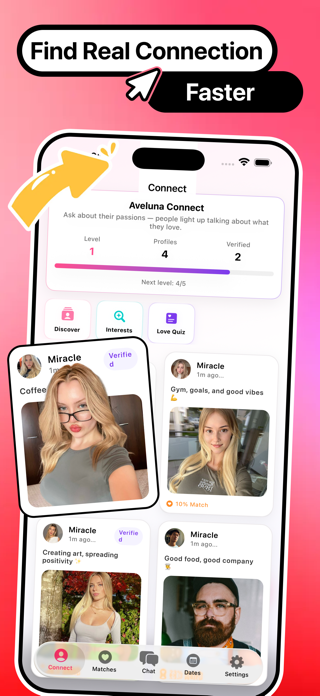 Aveluna: Connect, Chat & Fun Screenshot 1 of 6