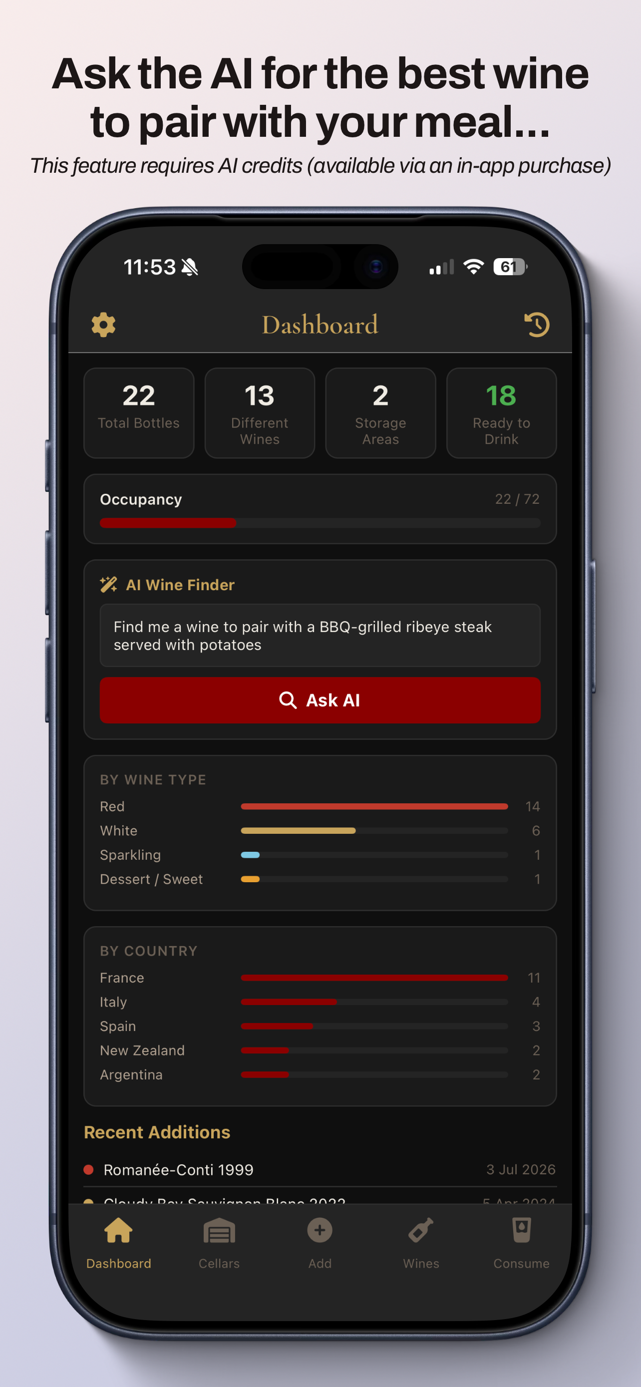 Vintr: Wine Cellar Manager screenshot 3