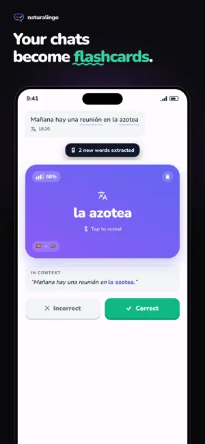 Naturalingo: Chat & Learn screenshot 3