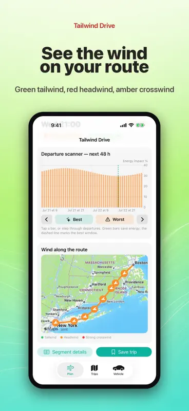 RV Trip Planner: Wind & Fuel screenshot 2 of 10