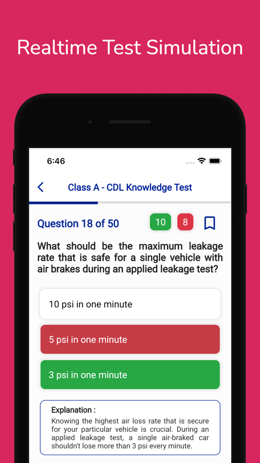 #5. CDL Permit Practice Test Prep (iOS) 由: S Mehta