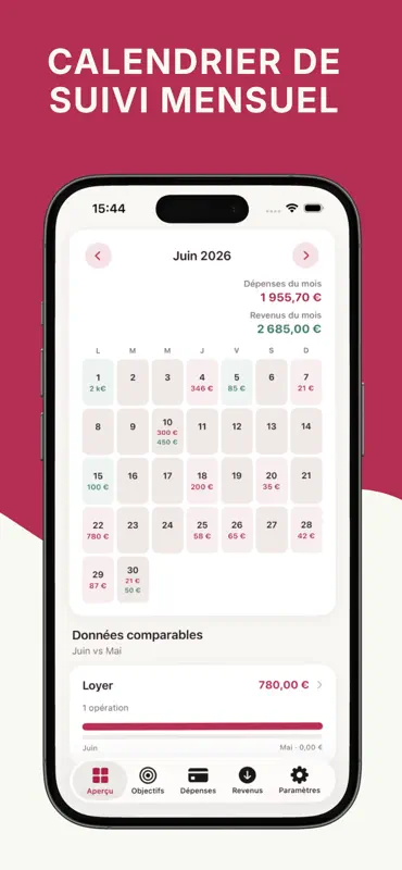 Gestion de budget - Framboise screenshot 3 of 8