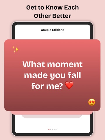 Dovee - Couples Questions iPad screenshot