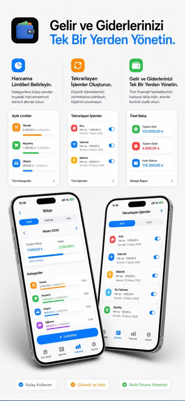 Screenshot #2 pour Bütçe Kontrol Takip