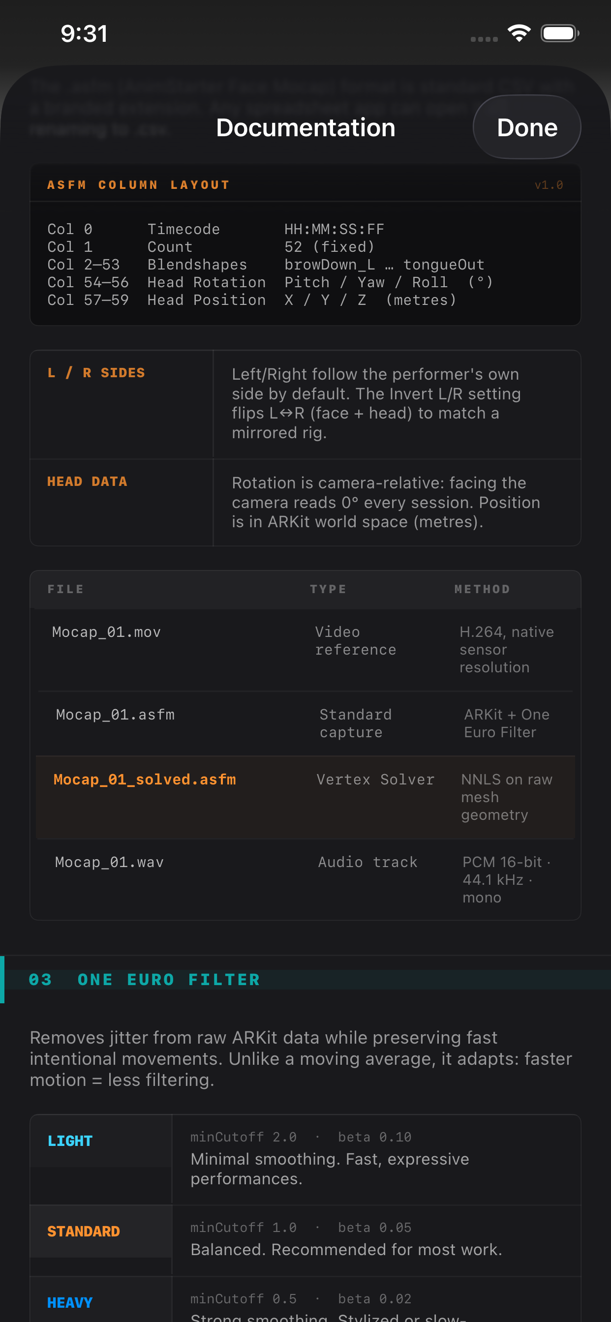 AnimStarter Face Mocap screenshot 3